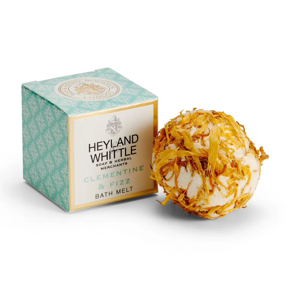 Luxury Clementine & Fizz Bath Melts for Relaxation - Aromatherapy Stress Relief for Spa & Home Bath Time