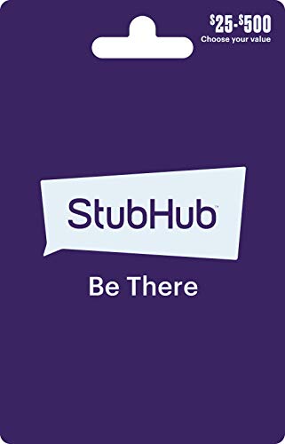 Buy StubHub Gift Card Online - Perfect for Concert Tickets, Sports Events & Live Shows | Digital Gift Card for Music Lovers & Event Enthusiasts