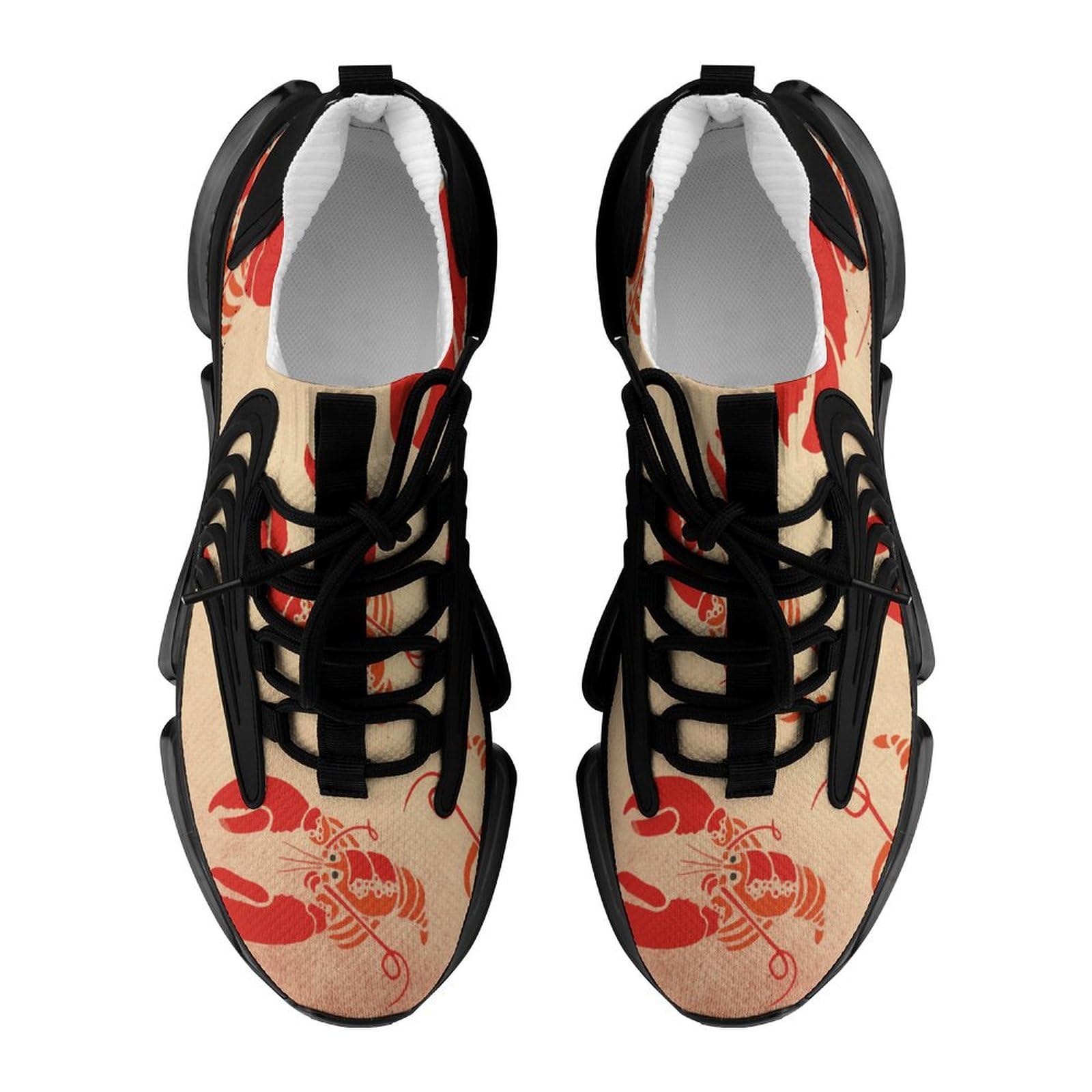 Red Lobster Men's Running Shoes - Lightweight Athletic Sneakers for Gym, Hiking & Outdoor Sports | Breathable Comfort Walking Shoes for Jogging, Workout & Daily Wear