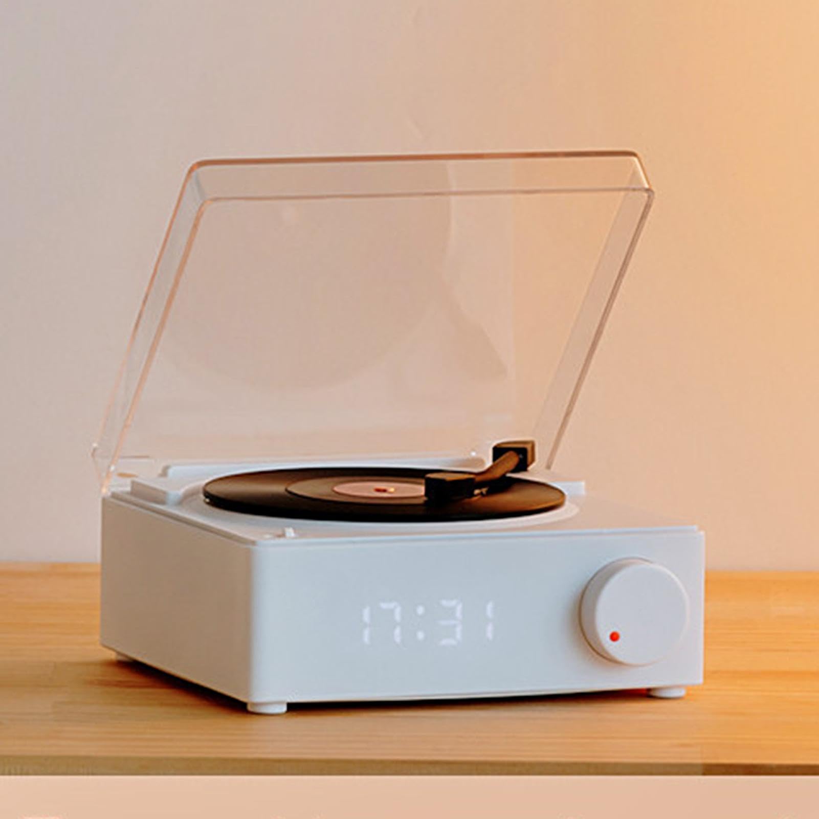 Wireless Turntable with High-Quality Speakers, Portable Record Player for Parties, Bedroom, Hiking, Biking, Beach, and Outdoor Adventures