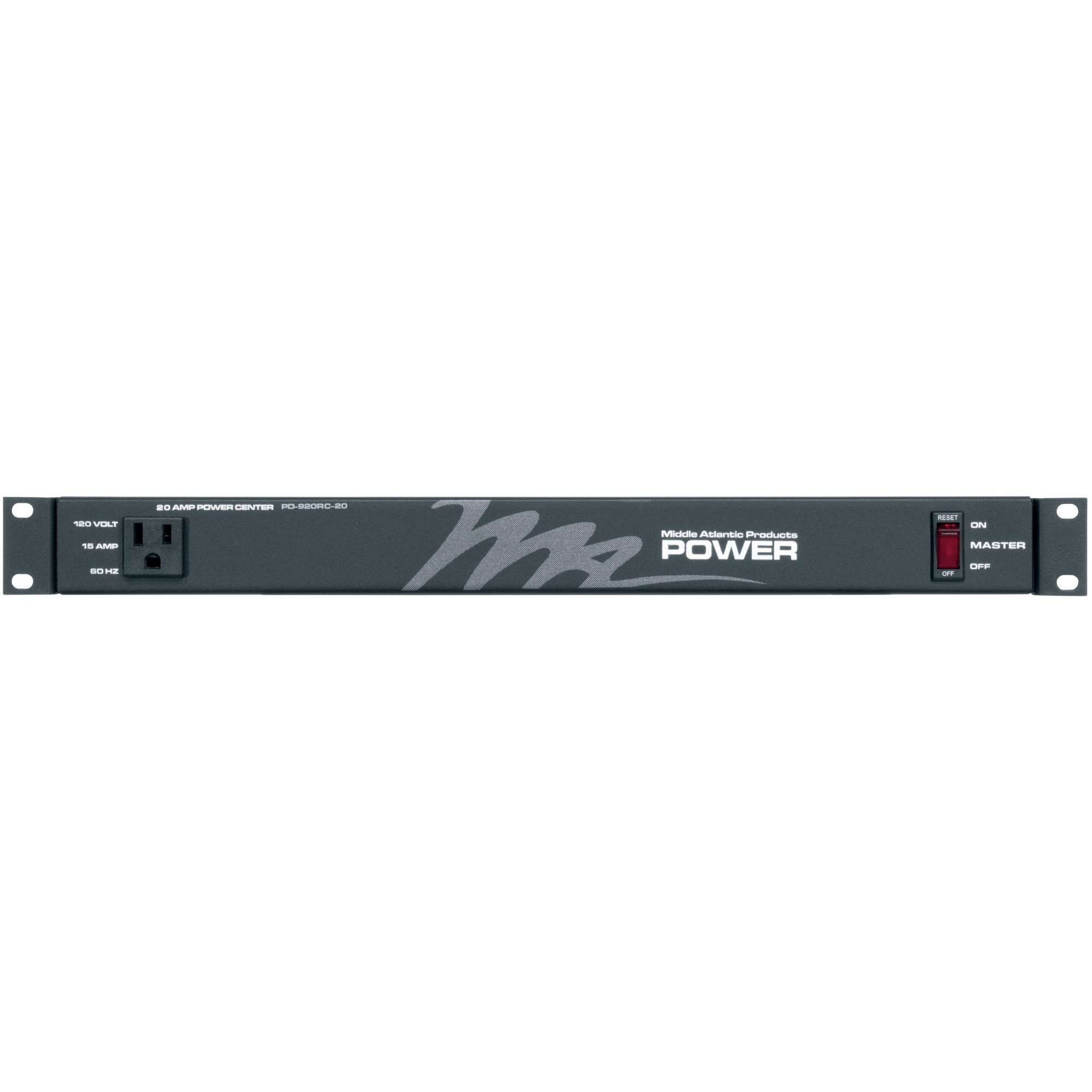Middle Atlantic Products PD-920R Rack Shelf - Heavy Duty 19 Inch Server Rack Shelf for Network Equipment, AV Gear & Data Center Use - Perfect for Home Office, Studio & Commercial Installations