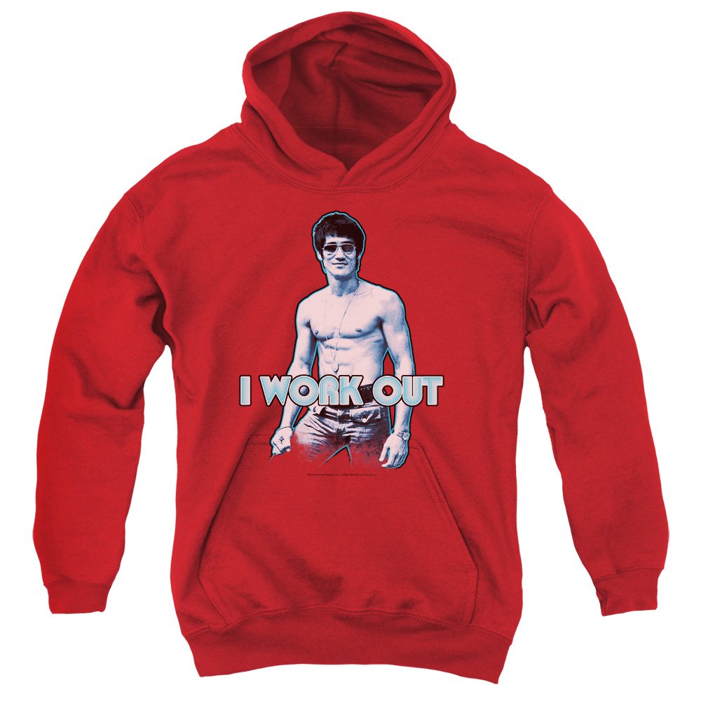 Bruce Lee Workout Hoodie - Youth Kung Fu Training Pullover Sweatshirt for Martial Arts & Streetwear Fashion