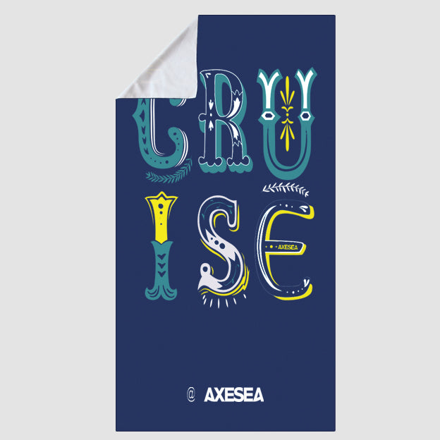 AXESEA Premium Microfiber Beach Towel - Ultra Absorbent Quick Dry Sand Free - Perfect for Beach, Pool, Cruise Vacation & Outdoor Activities