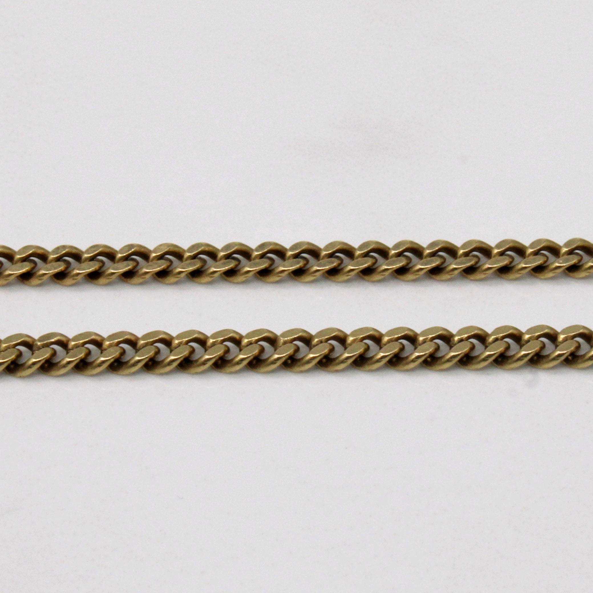 10K Yellow Gold Cuban Link Chain for Men - 21 Inch Solid Gold Rope Necklace - Durable & Stylish Jewelry for Hip Hop Fashion, Gifts & Everyday Wear