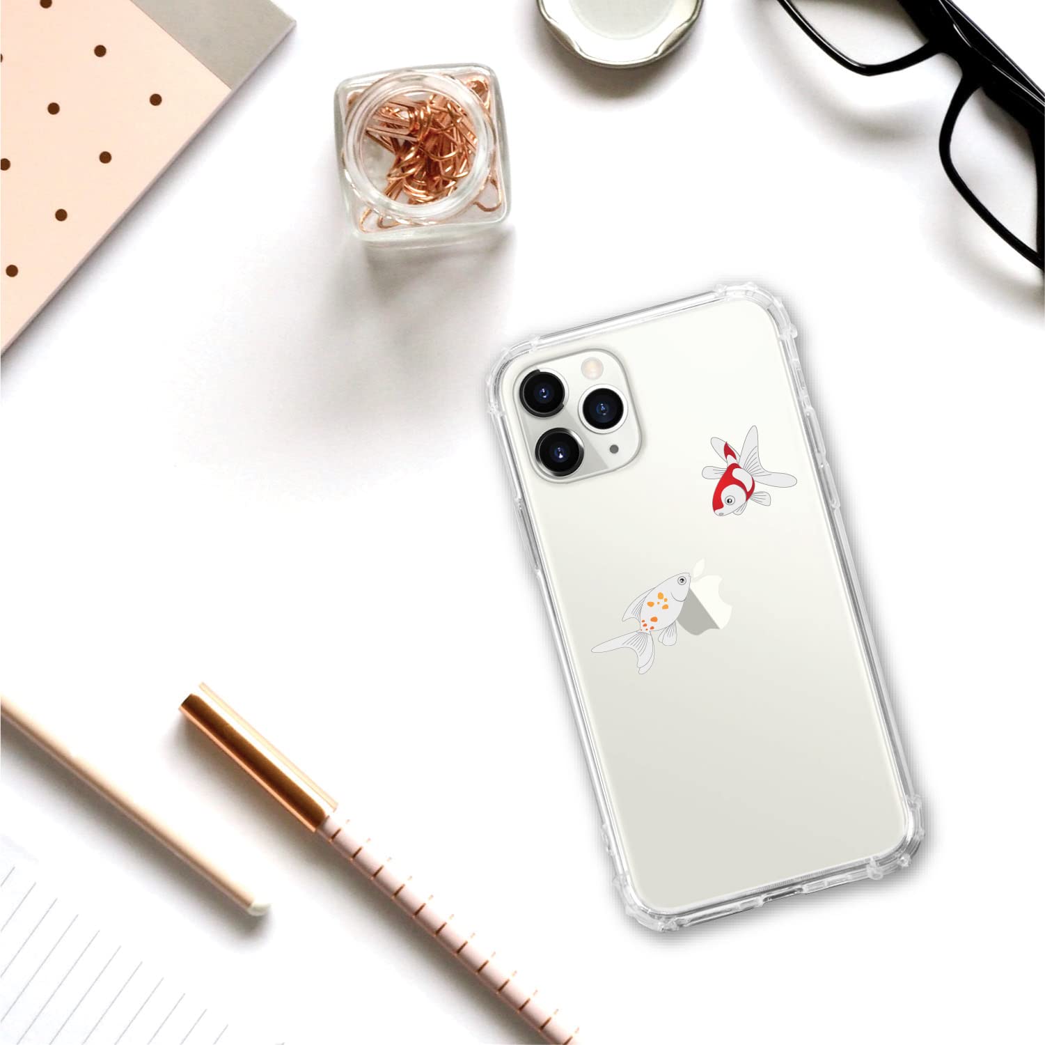 OTM Essentials Artist Series Tough Edge Phone Case - Goldfish Animal Design | Durable Protection for iPhone & Android | Perfect for Everyday Use & Outdoor Activities