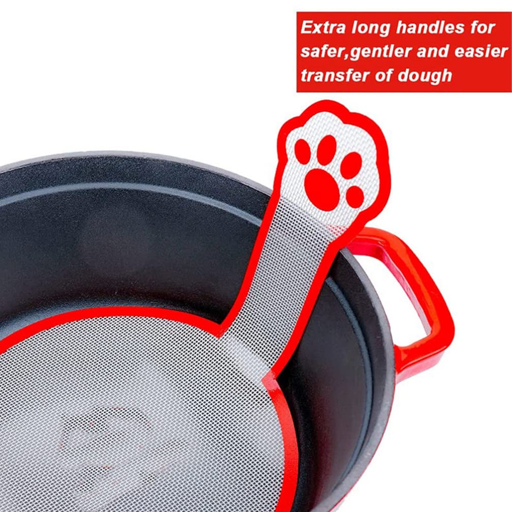 Premium Silicone Baking Mat with Long Handle - Non-Stick Dough Rolling Mat for Bread, Cake & Pastry - Professional Grade Baking Tool for Home & Commercial Use - Perfect for Bread Extraction, Dough Rolling & Pastry Making