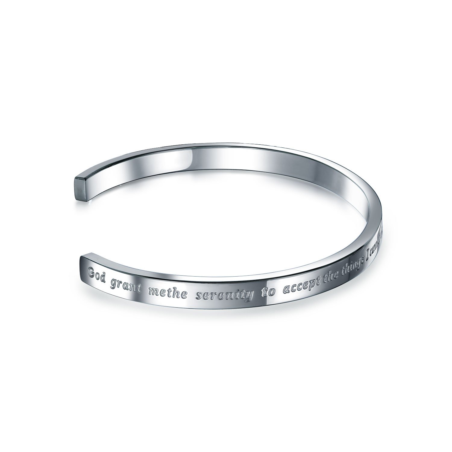 Customizable Unisex Stackable Bangle Bracelet - Black & Silver for Men & Women | Everyday Wear & Gifting
