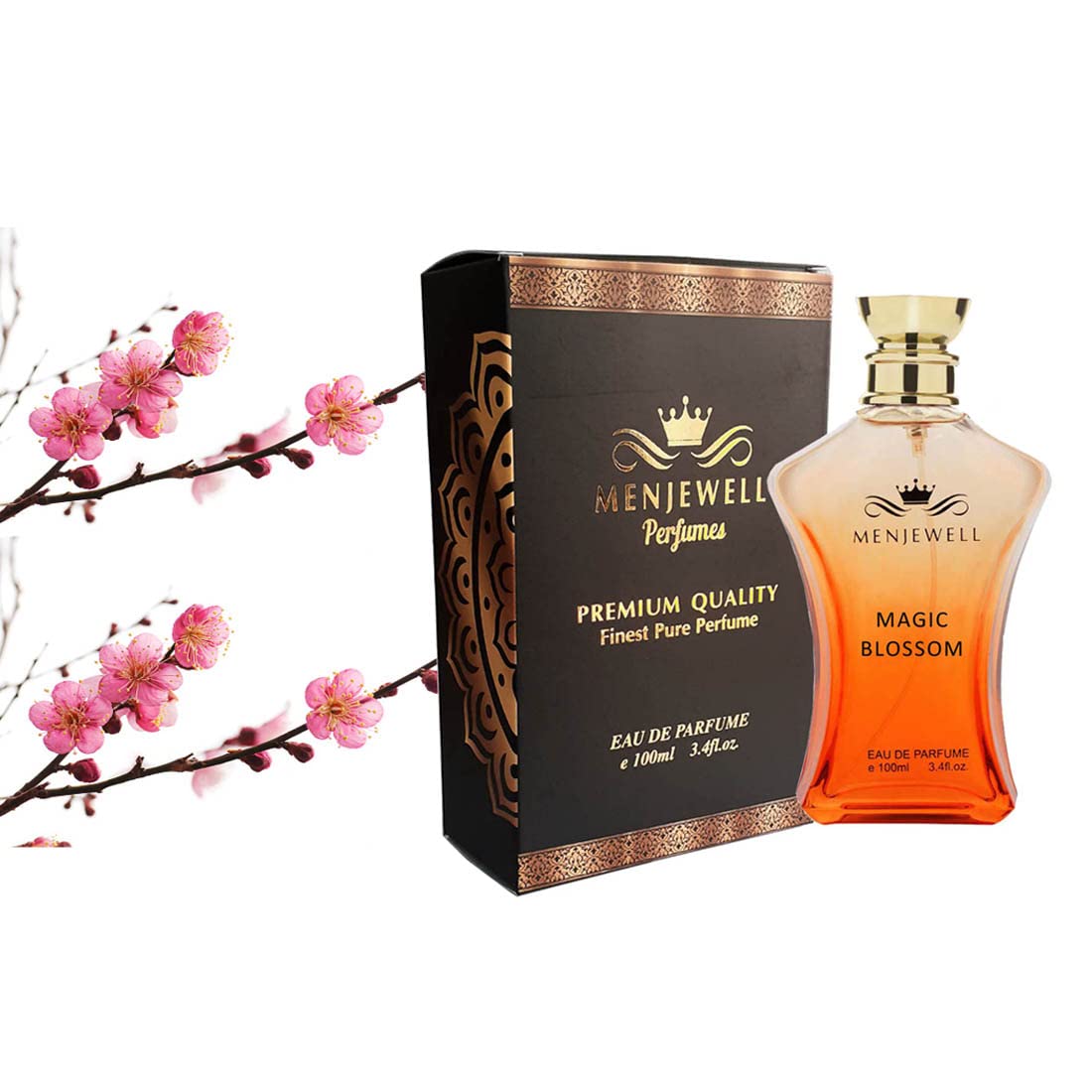 Magic Blossom Eau de Perfume for Women - 100ml Floral Fragrance | Long-Lasting Scent for Date Night, Office & Special Occasions