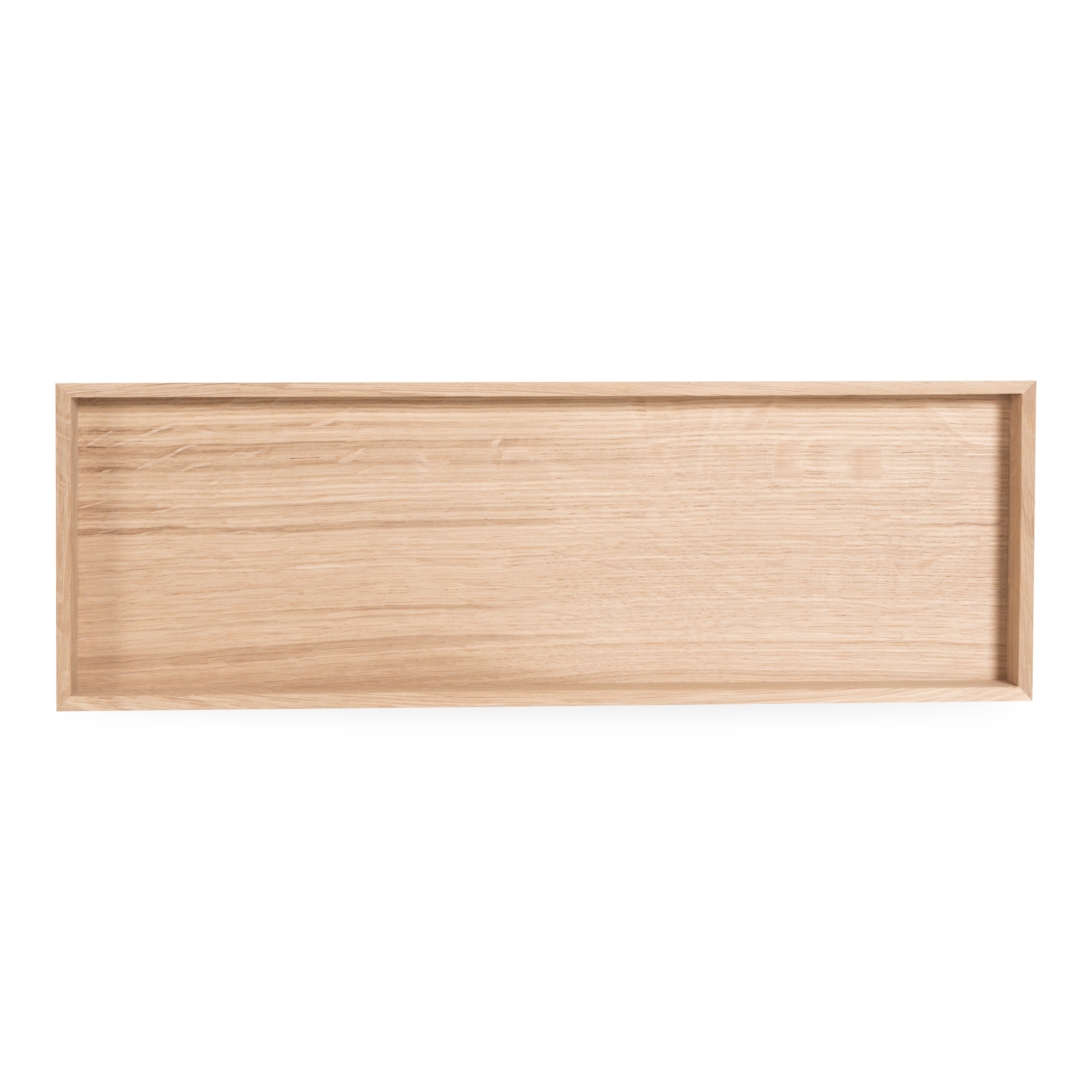 Natural Oak Wood Rectangular Serving Tray - Perfect for Coffee Table, Breakfast in Bed, or Entertaining Guests