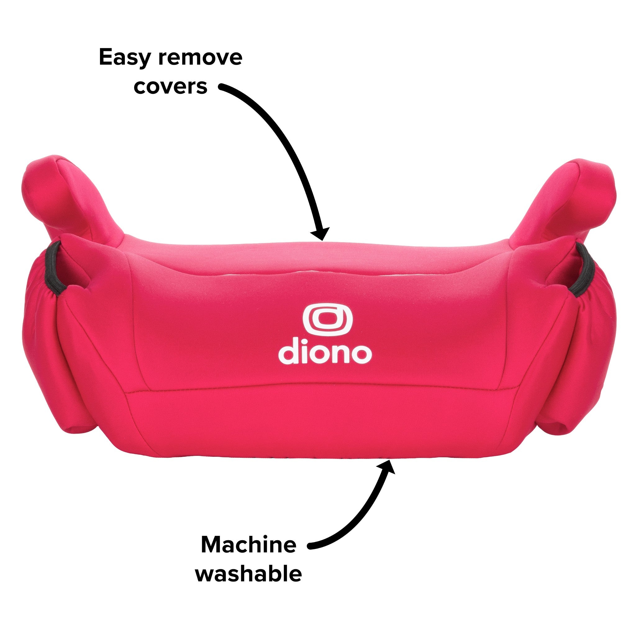 Diono Solana Backless Booster Car Seat for Kids - 2 Pack | Lightweight & Comfortable | Ideal for Travel, School Carpool & Everyday Use