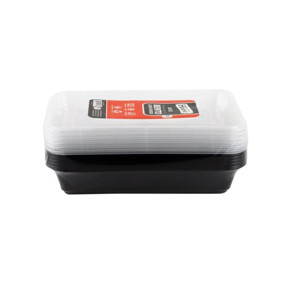 28oz Bento Box 6-Pack - Leak Proof Rectangular Lunch Containers for Adults & Kids - Perfect for School, Office, Picnics & Meal Prep