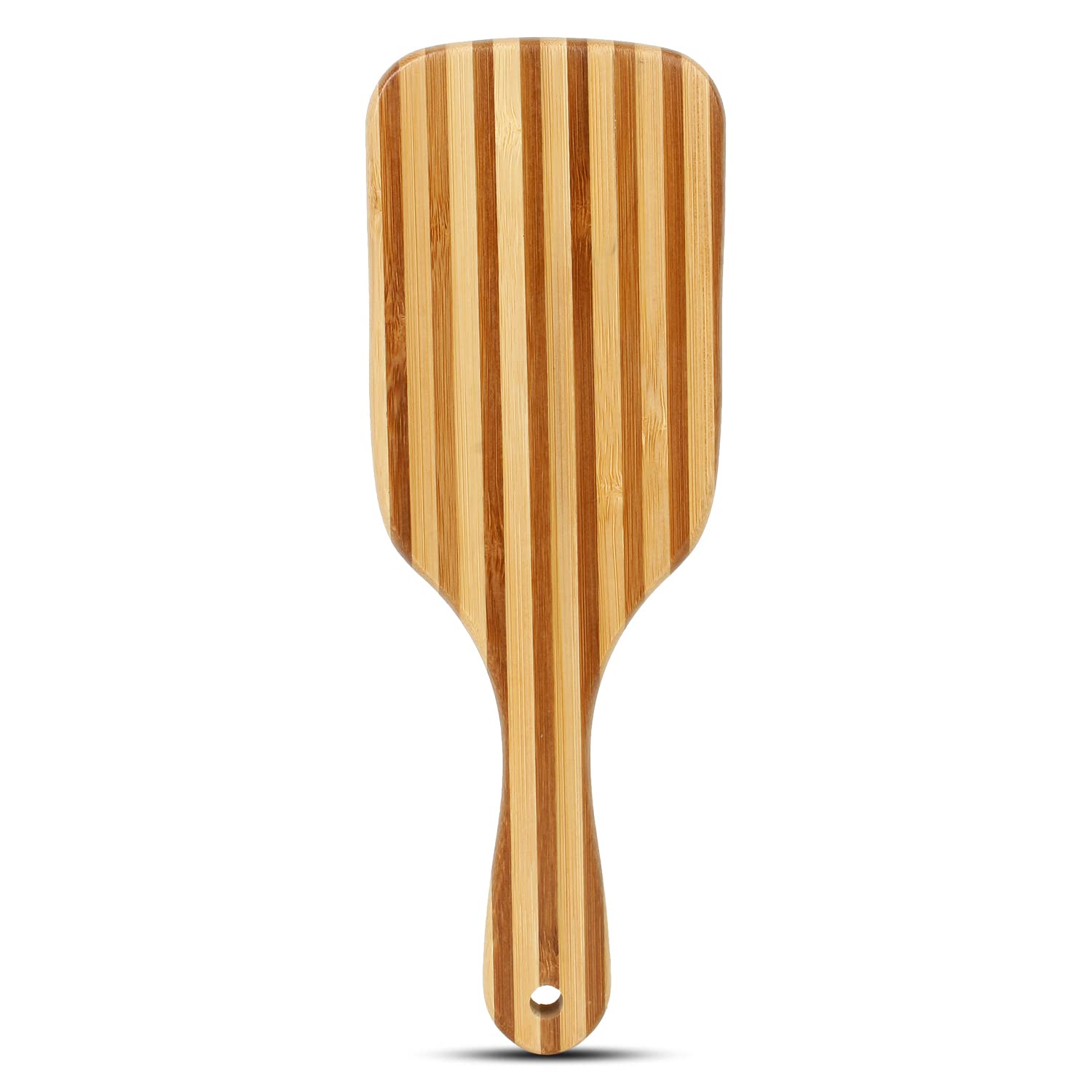 Natural Bamboo Hair Brush for Detangling & Shine | Eco-Friendly Wooden Hairbrush for Smooth & Healthy Hair | Perfect for Daily Styling & Scalp Massage