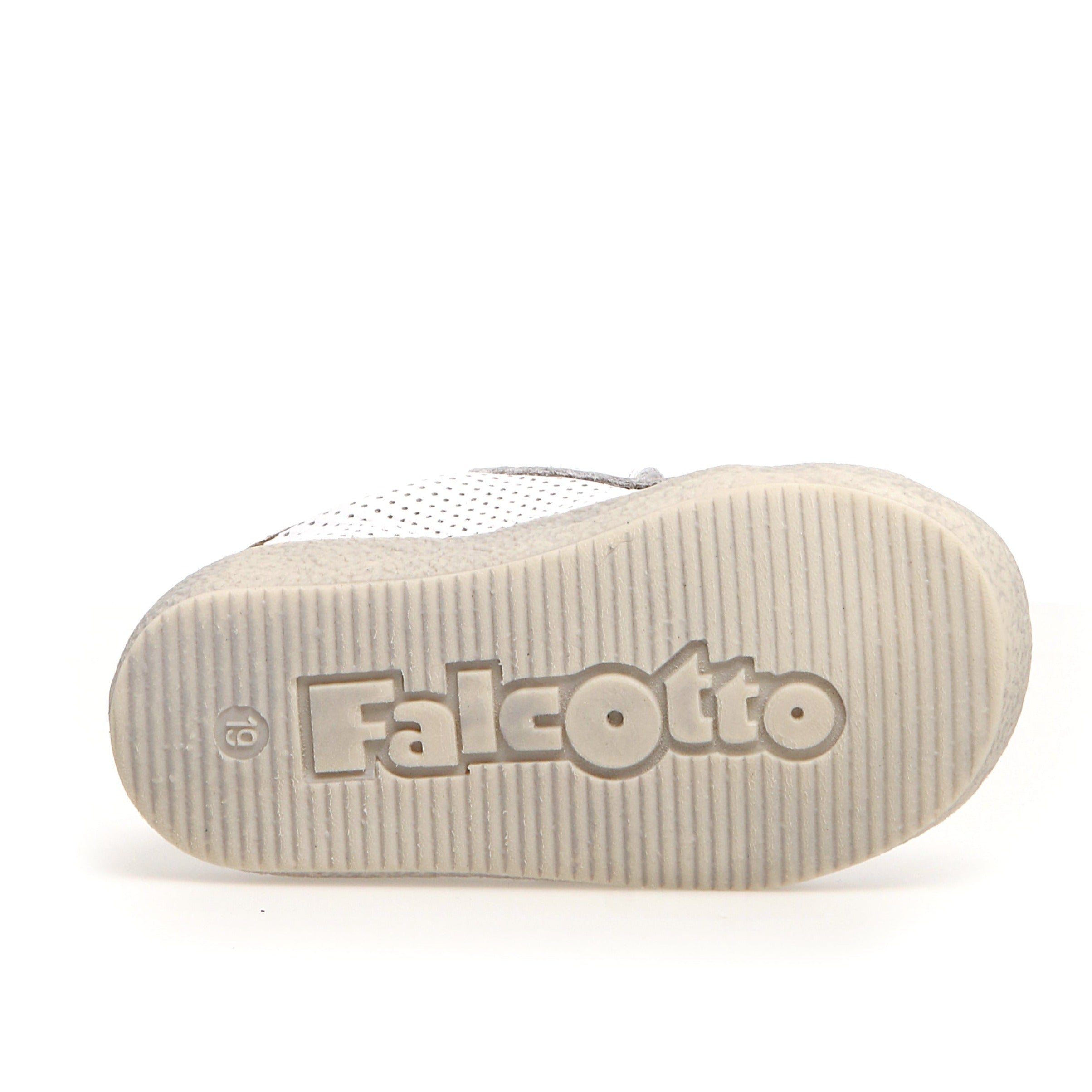 Falcotto Girls' Alnoite Fashion Sneakers - White/Platinum - Comfortable Casual Shoes for School, Play & Everyday Wear