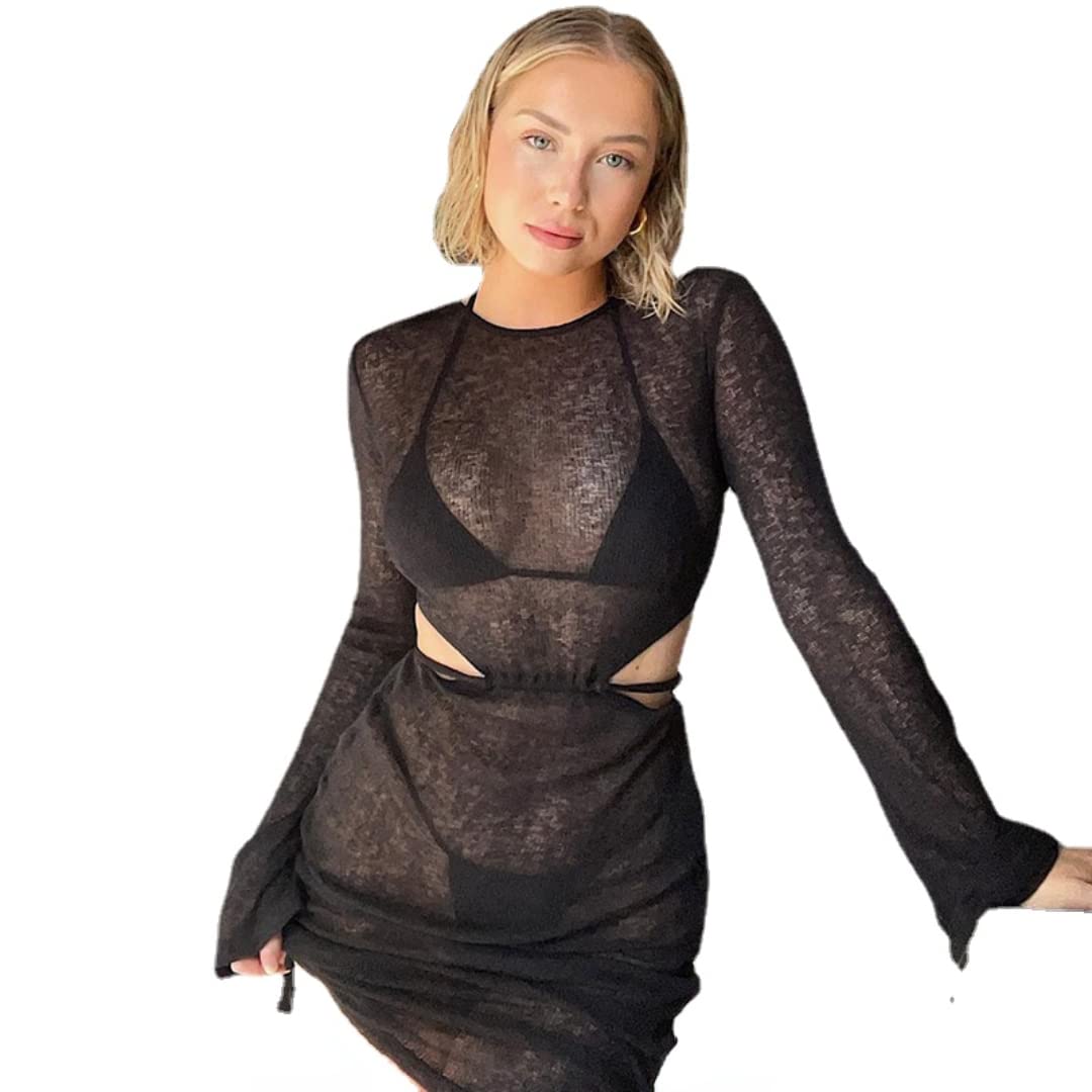 XPONNI Women's Crochet Beach Dress - Stylish Swim Cover Up & Skirt for Swimwear | Perfect for Pool, Beach, and Vacation Outfits
