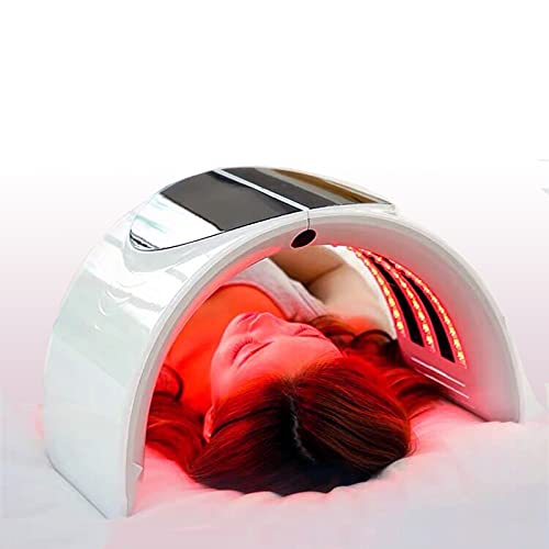 PDT Red Light Therapy Device for Face & Body - 6 Color LED Skin Care Machine for Whitening, Anti-Aging & Acne Treatment | Foldable Design for Home & Spa Use