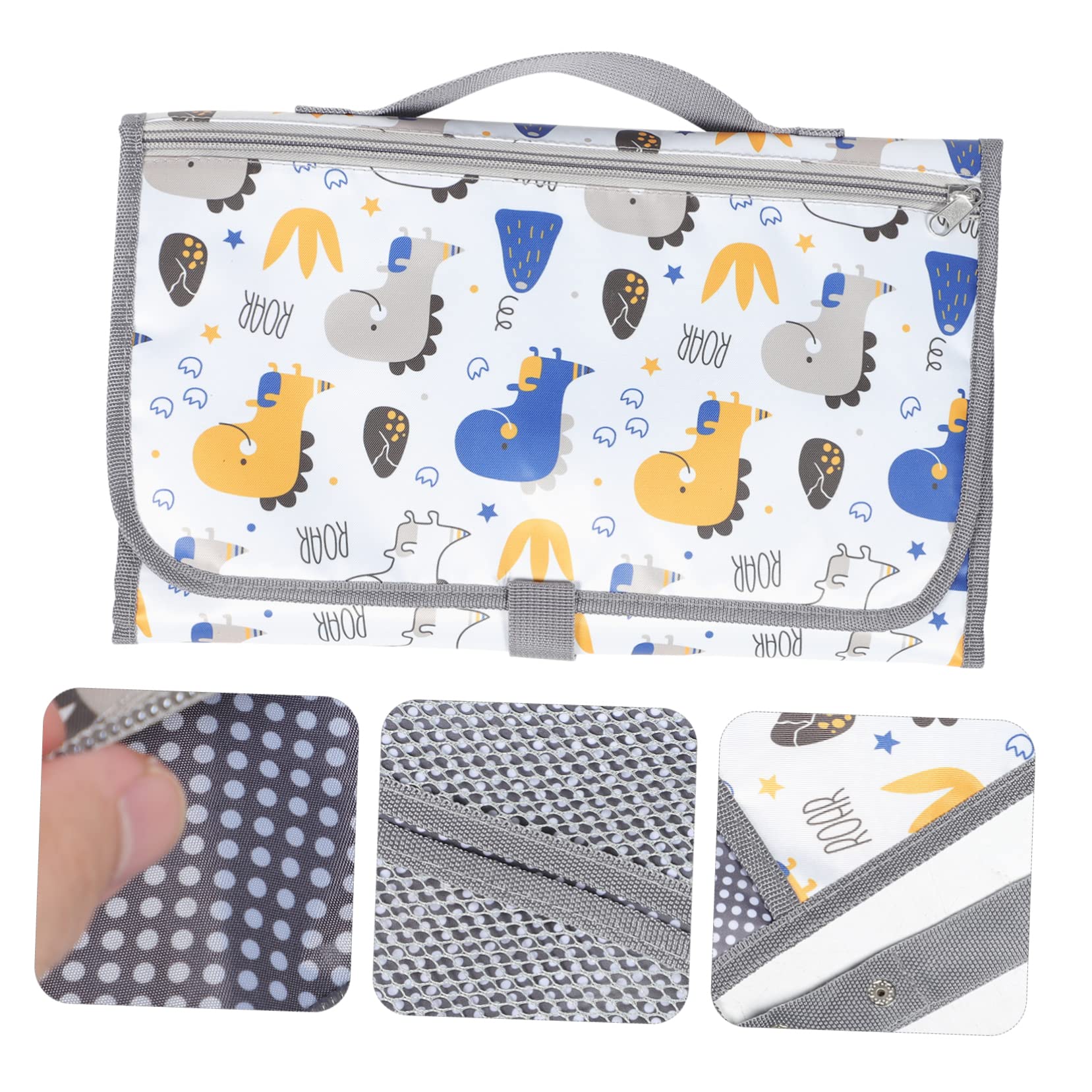 ORFOFE Large Portable Baby Changing Pad for Twins - Waterproof Diaper Changing Mat, Travel-Friendly Baby Changing Station for On-the-Go Parents | Perfect for Nursery, Car, Stroller & Airplane Travel