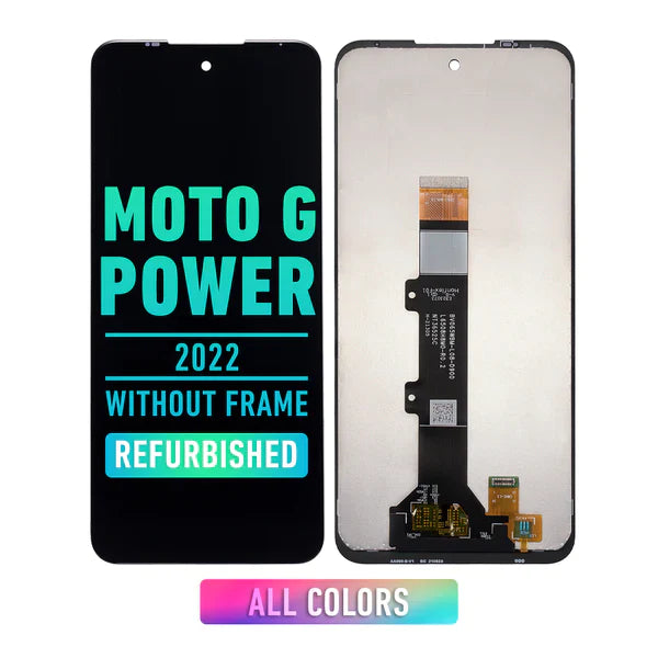 Refurbished Motorola Moto G Power XT2165/2022 LCD Screen Replacement - No Frame Included (All Colors) | DIY Repair Kit for Cracked or Damaged Display | Perfect for Home Technicians & Phone Repair Shops