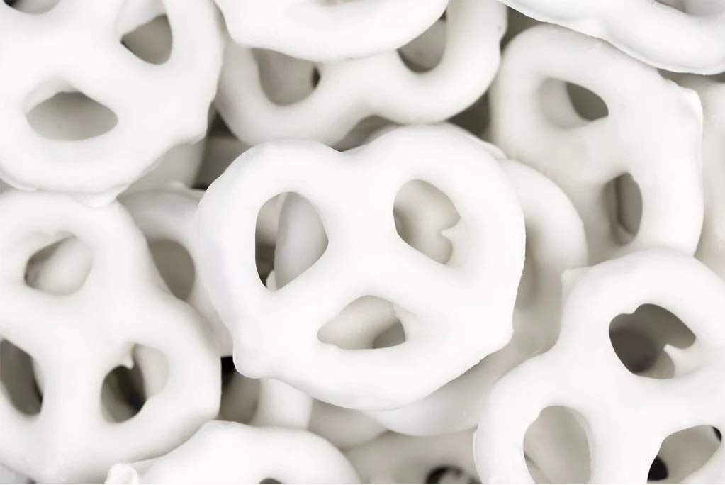 Bayside Candy Yogurt Covered Pretzels 5LB Bulk - Sweet & Salty Snack for Parties, Gifts & Office Treats