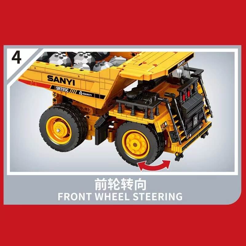 SEMBO 712023 SANY Mining Dump Truck - Heavy Duty Construction Vehicle for Mining & Excavation | Ideal for Large-Scale Mining Operations, Quarry Work & Industrial Construction Sites