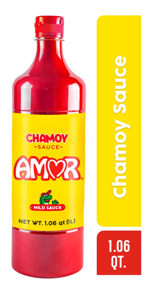 Spicy Amor Chamoy Sauce - Bittersweet Flavor for Fruits, Snacks & Drinks