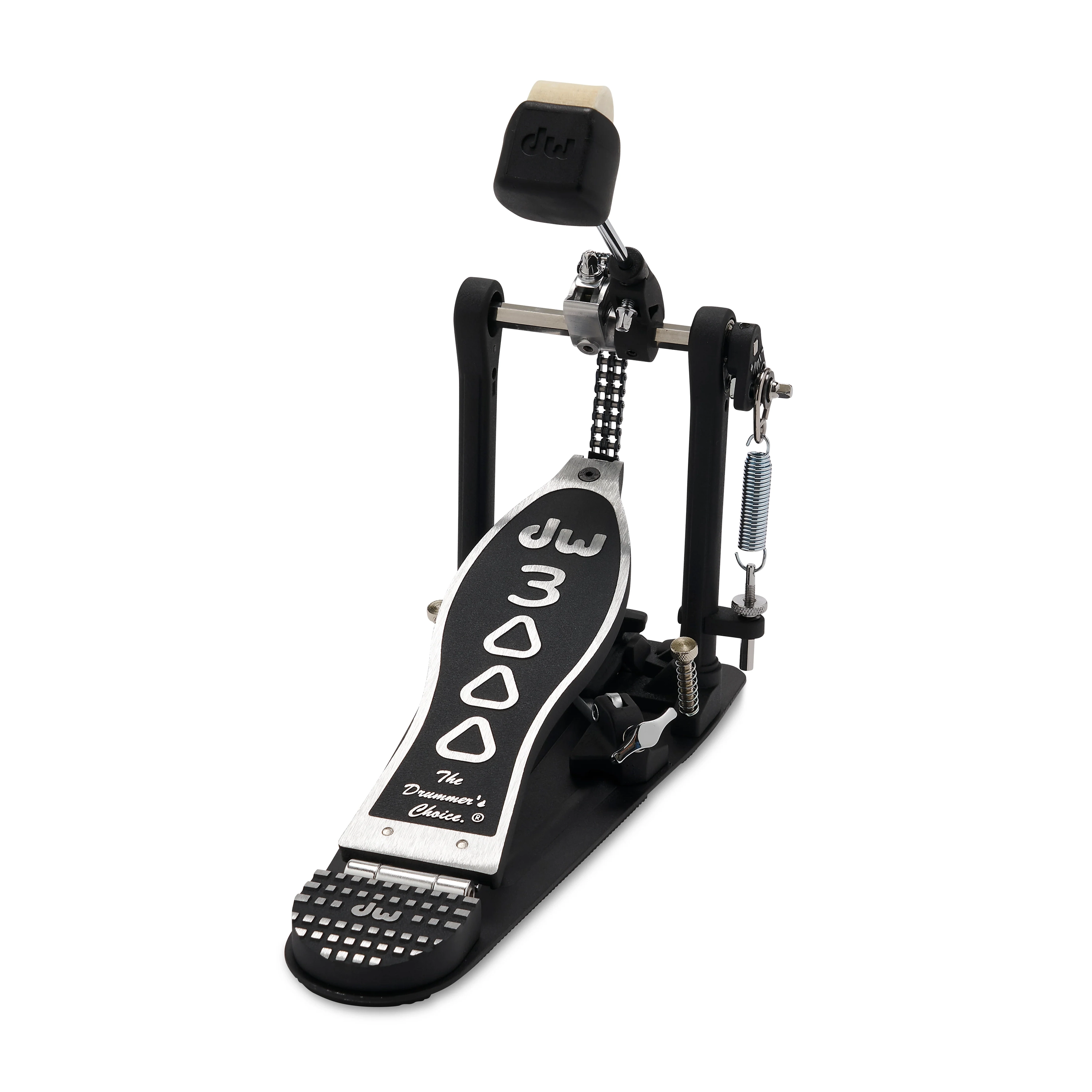 DW DWCP3000A 3000 Series Single Bass Drum Pedal - Professional Drum Kit Accessory for Live Performances & Studio Recording