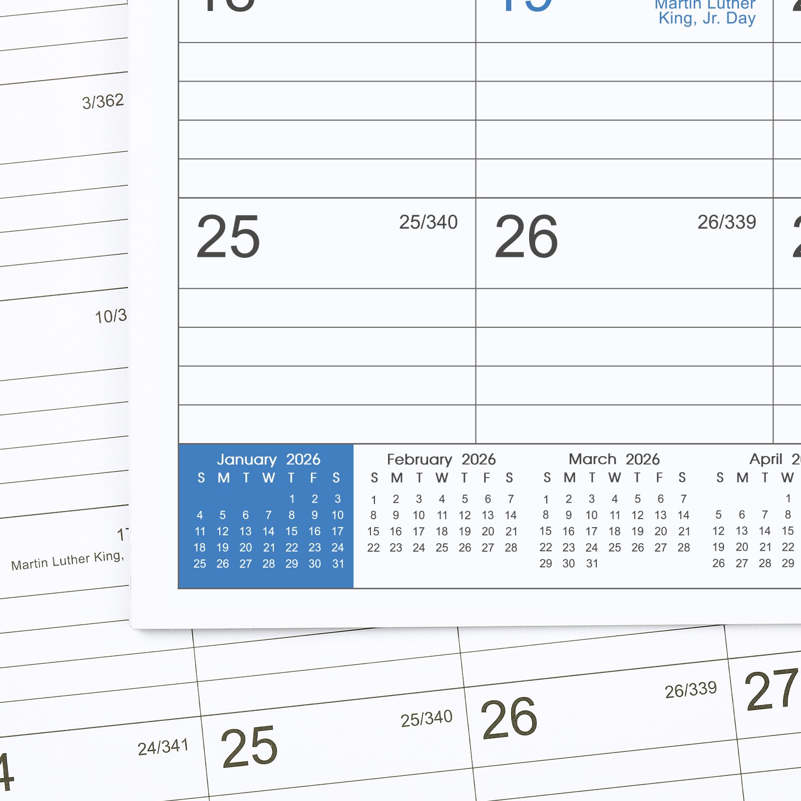 2025-2026 Wall Calendar with Thick Paper | 18 Months (July 2025 - December 2026) | 14.8