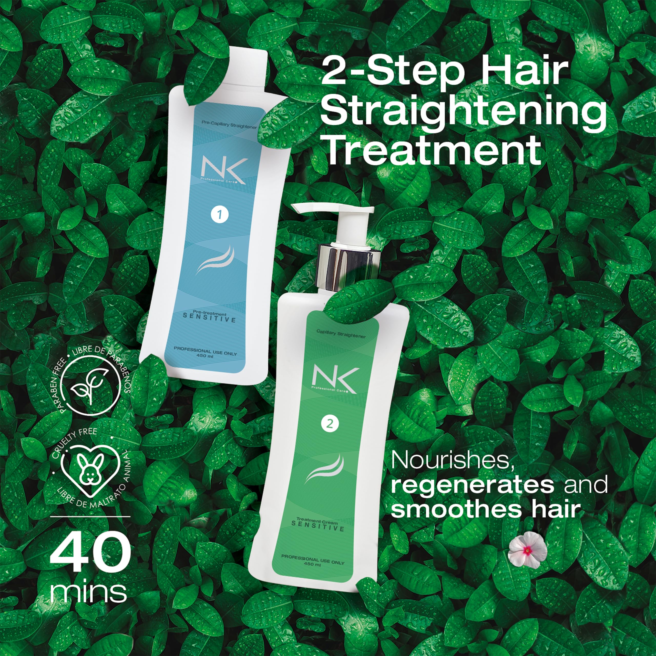 Keratin Hair Straightening Treatment Cream - Vegan, Formaldehyde-Free for Sensitive Scalps (950ml/32oz) - Smooth & Strengthen Multicultural Hair for Salon-Quality Results at Home