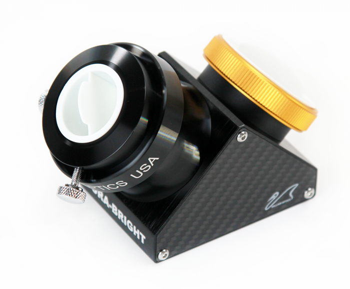 Dura Bright 2 Dielectric Diagonal for SCT Threaded Telescope Scope with Built-in Thermometer - Perfect for Astronomy Observation & Stargazing (D DIG2D C DB SCT)