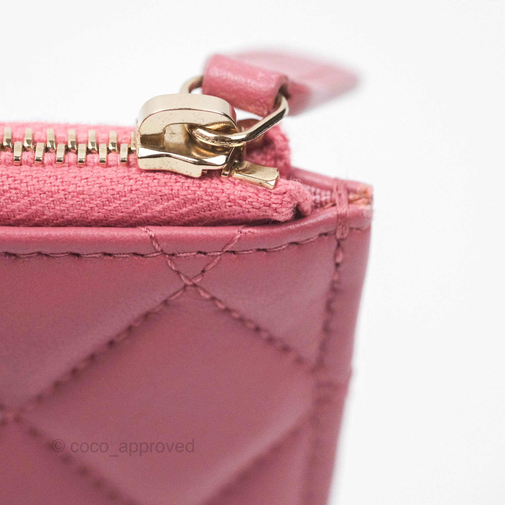 Chanel Boy Long Pouch Wallet in Dusty Pink Lambskin with Aged Gold Hardware - Luxury Crossbody Bag for Women, Perfect for Date Night & Evening Events