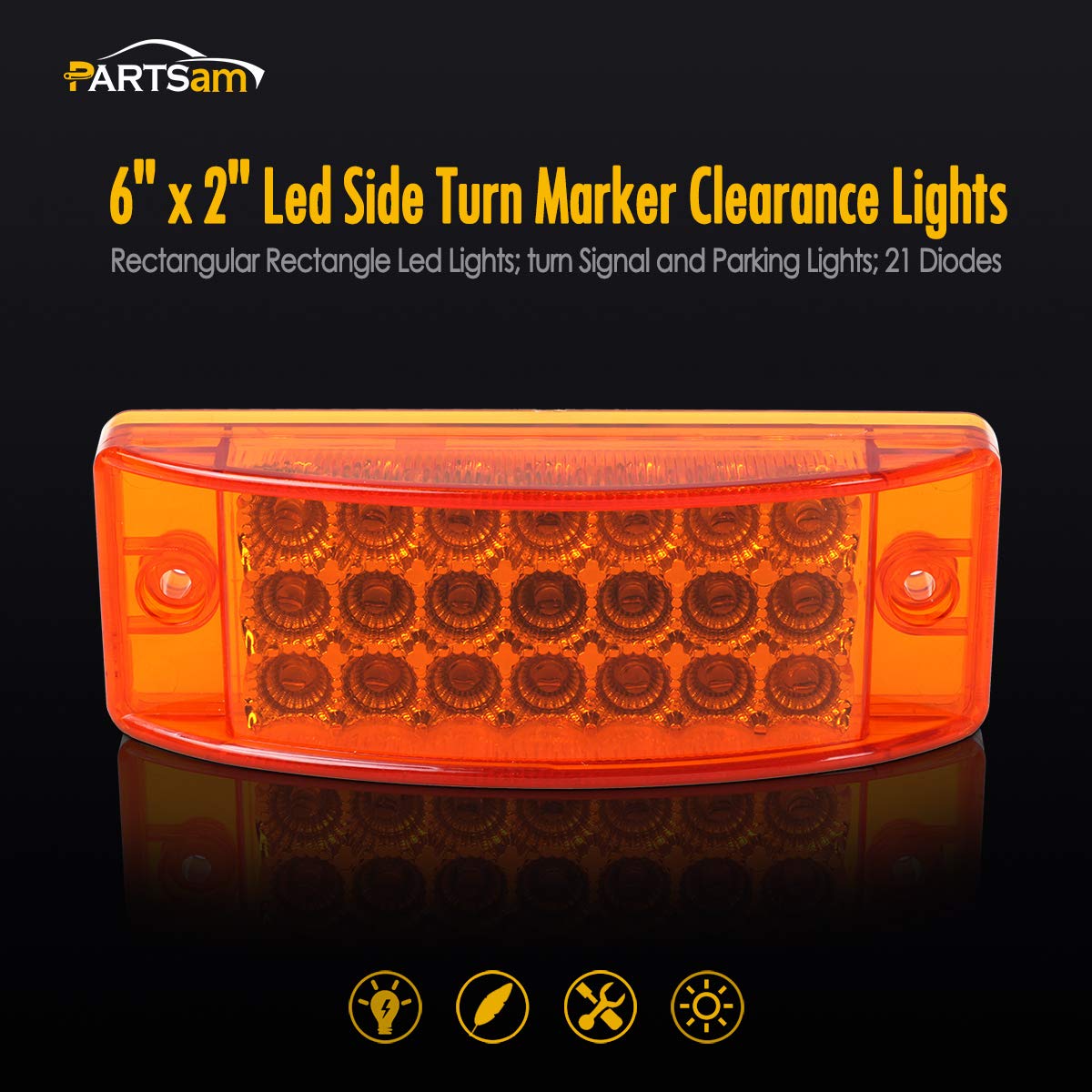 Partsam 2pcs 6