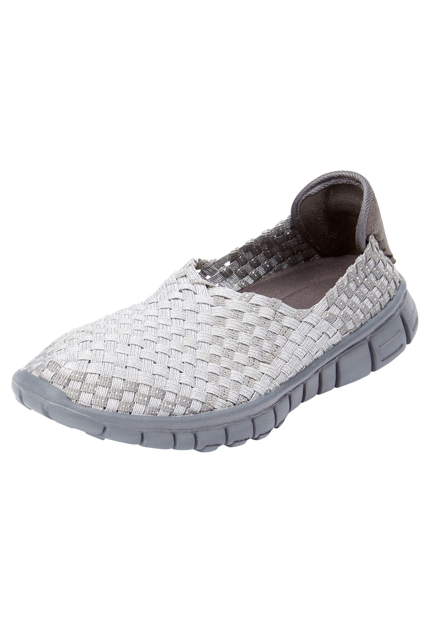 Comfortview Women's Wide Width Ria Sneakers - Lightweight Walking Shoes for Women with Arch Support - Perfect for Work, Travel & Everyday Comfort