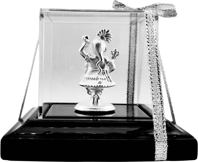 999 Pure Silver Rectangle Shreenath Ji Idol - Handmade Hindu God Statue for Home Altar, Pooja Room & Spiritual Decor - Perfect for Worship, Gifting & Meditation Spaces