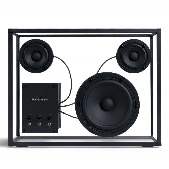 Clear Acrylic Bluetooth Speaker - Portable Wireless Speaker with Crystal Clear Sound for Home, Office, and Outdoor Parties