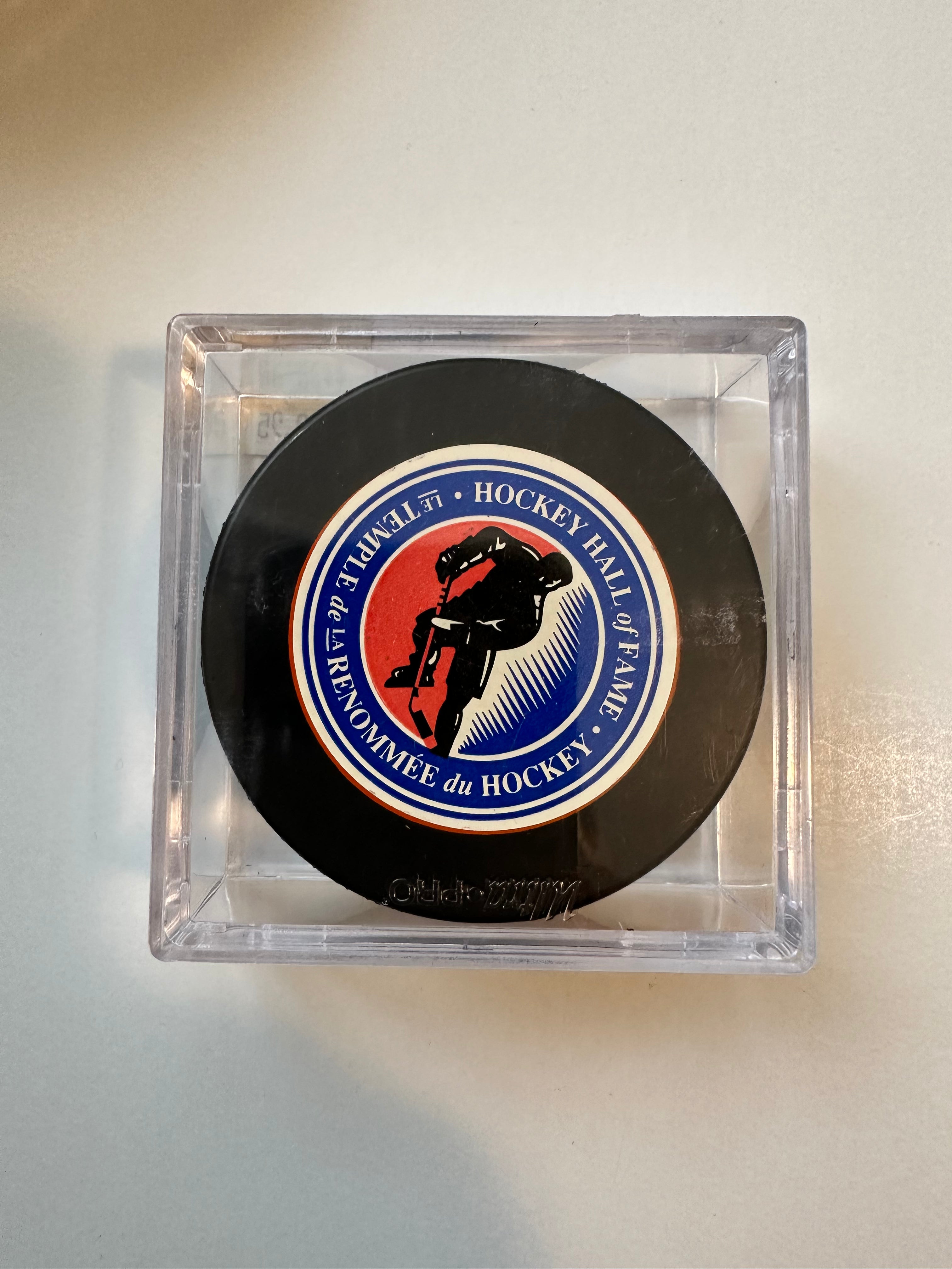 Johnny Bower, Ron Ellis & Paul Henderson Autographed Hockey Puck with COA - Collectible NHL Memorabilia for Fans & Display