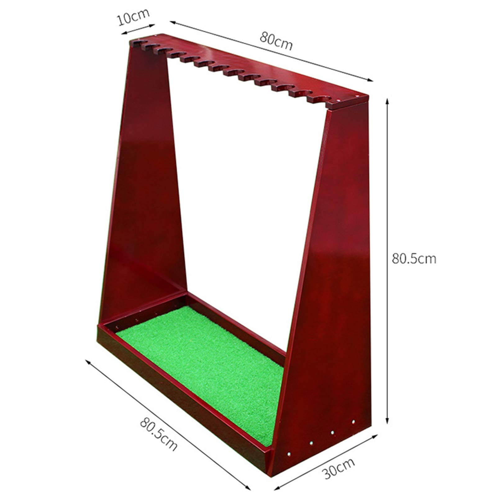 Premium 13-Slot Golf Club Organizer Stand - Durable Wooden Putter Holder & Storage Rack for Golf Clubs | Perfect for Home, Office, or Pro Shop Display & Organization