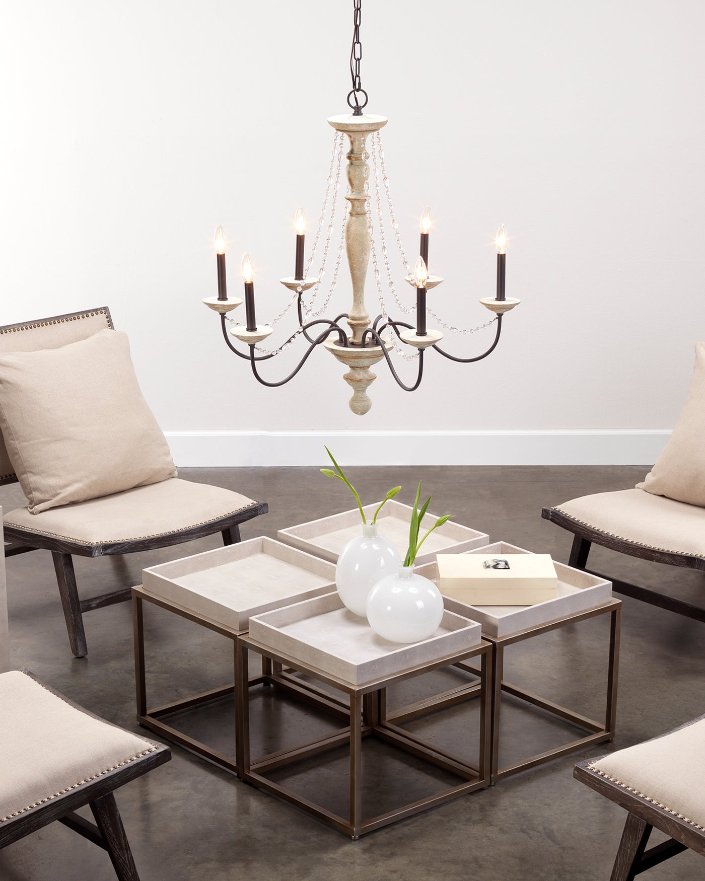 Maybel Chandelier - Elegant Crystal Ceiling Light Fixture for Dining Room, Bedroom & Living Room | Modern Luxury Lighting for Home Decor & Wedding Events