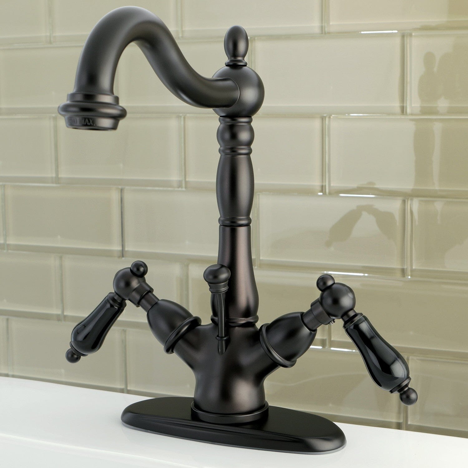 Duchess Double Handle 1 or 3 Hole Deck Mount 4 Inch Centerset Bathroom Faucet with Brass Pop Up Drain - Elegant Brass Finish for Bathroom Sink - Perfect for Modern Home Renovation and Bathroom Upgrades