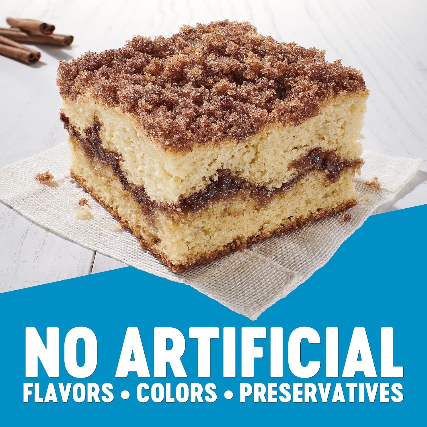 Krusteaz Gluten Free Cinnamon Crumb Cake Mix - 20 Oz Box | Easy Homemade Dessert for Breakfast, Snacks & Holiday Baking