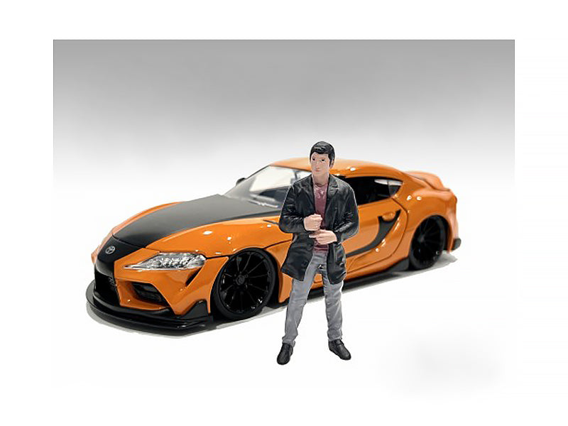 1/24 Scale Model Car Meet 3 Figurine Set - Realistic Miniature Figures for Diecast Car Displays by American Diorama - Perfect for Model Car Enthusiasts & Diorama Scenes