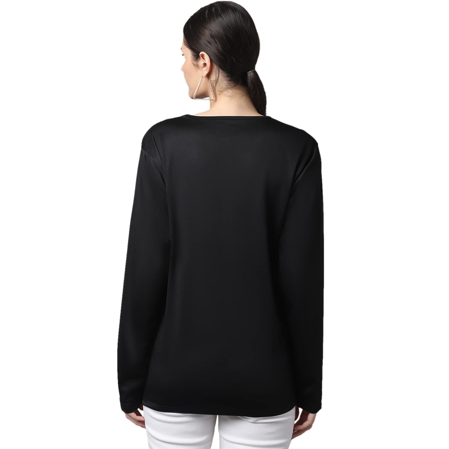 Mack JONNEY Women's Regular Fit Multicolor Long Sleeve T-Shirts (Pack of 2) - Comfortable Casual Wear for Everyday Outfits & Layering