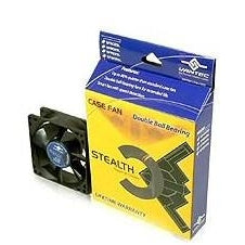 Vantec 80x80x25mm Ultra Quiet Stealth Fan SF8025L - High Performance Cooling for PC, Gaming Rig & Home Office Setup
