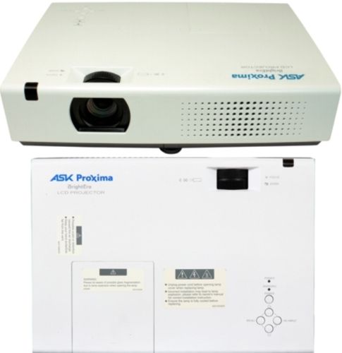 ASK Proxima C3327W LCD Projector - 3500 Lumens, WXGA Resolution, HDMI & USB Ports for Home Theater, Office Presentations, and Classroom Teaching