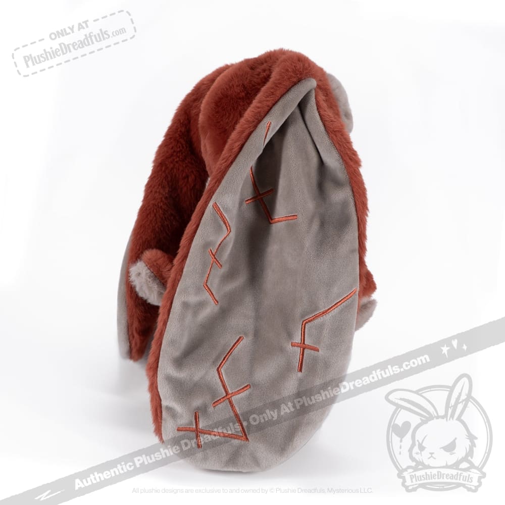 Plushie Dreadfuls Antisocial Personality Disorder Rabbit V2 - Soft Stuffed Animal Toy for Mental Health Awareness, Comfort & Therapy | Perfect Gift for Anxiety Relief, PTSD Support & Emotional Healing