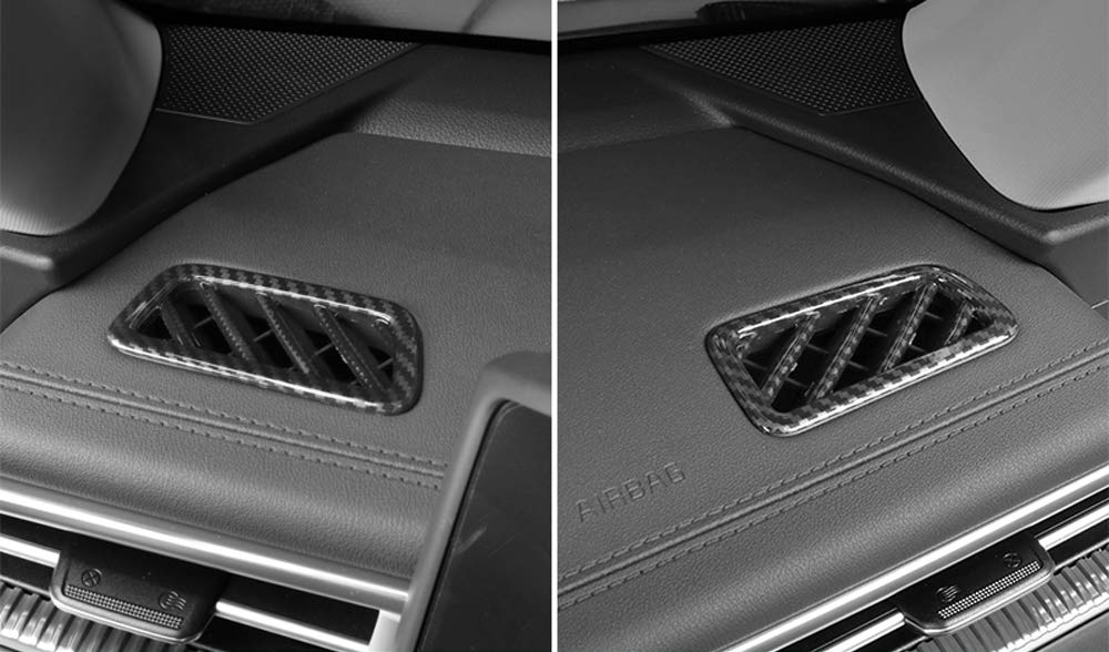 2PCS ABS Carbon Fiber Air Vent Trim Cover for Kia K5 Optima 2020-2022 - Car Interior Decoration Accessories | Upgrade Your Vehicle's Style & Protect AC Vents