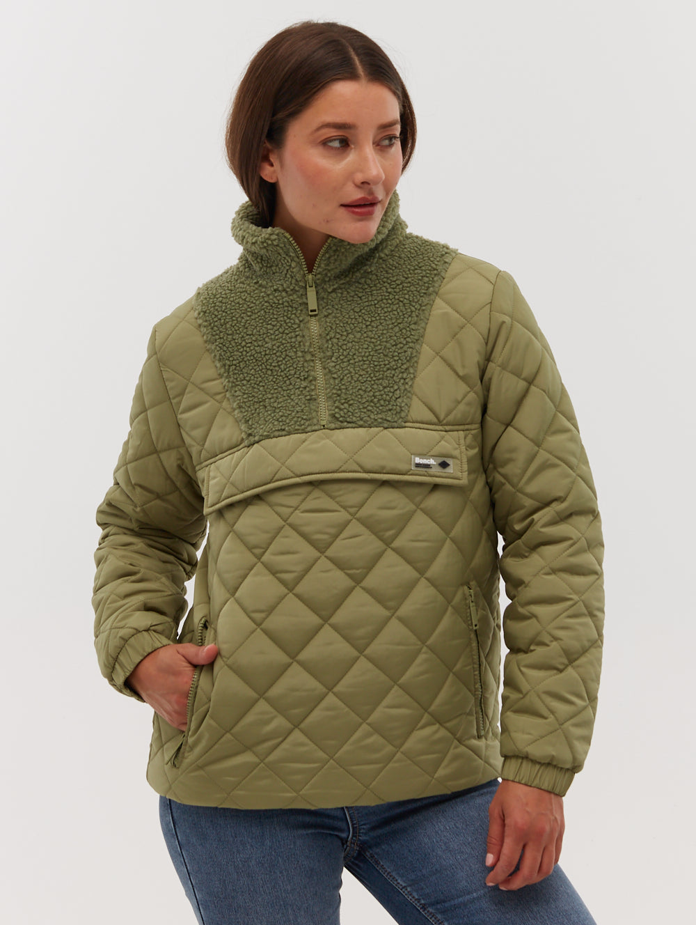 Women's Chelsea Quarter Zip Quilted Jacket - Lightweight Puffer Vest for Fall & Winter - Perfect for Hiking, Travel and Outdoor Activities