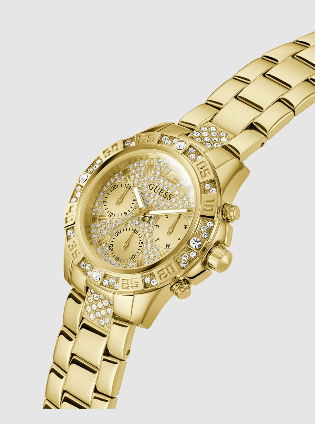 Elegant Gold-Tone Majesty Link Watch for Women - Luxury Fashion Accessory for Parties, Work & Special Occasions