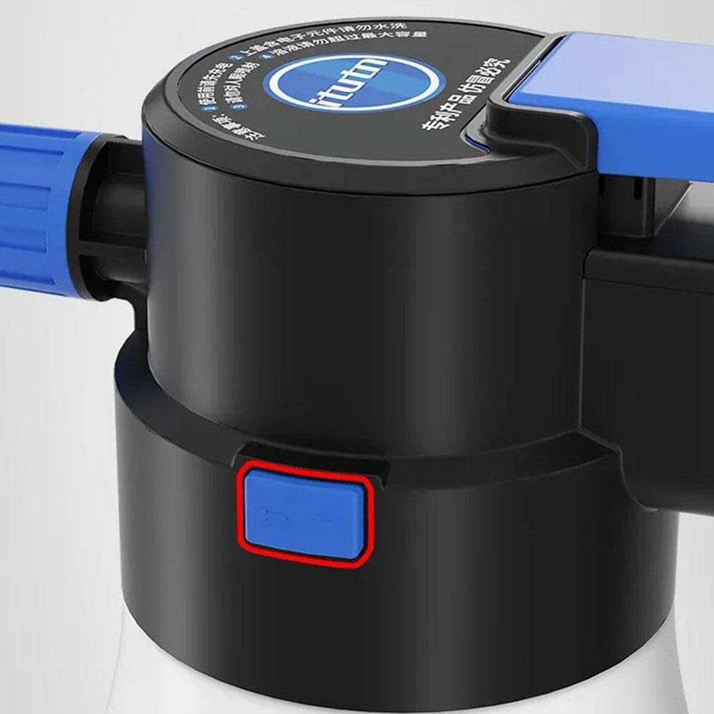 1.5L Electric Foam Sprayer for Car Wash & Gardening - High Pressure Cleaning Tool