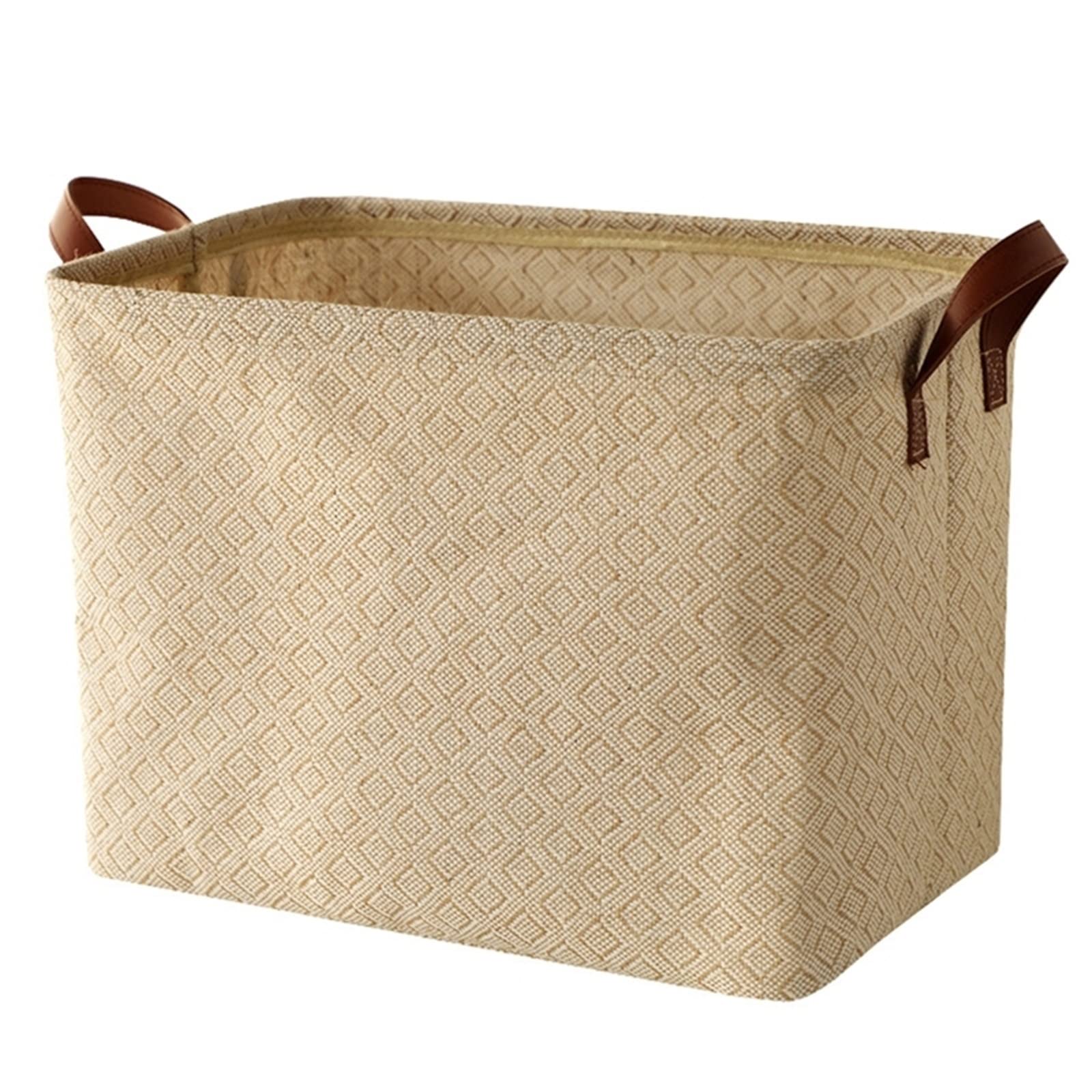 Large Capacity Laundry Basket with Handles - Foldable Clothes Hamper for Toys, Organizer & Storage - Perfect for Bedroom, Nursery, Dorm & Laundry Room