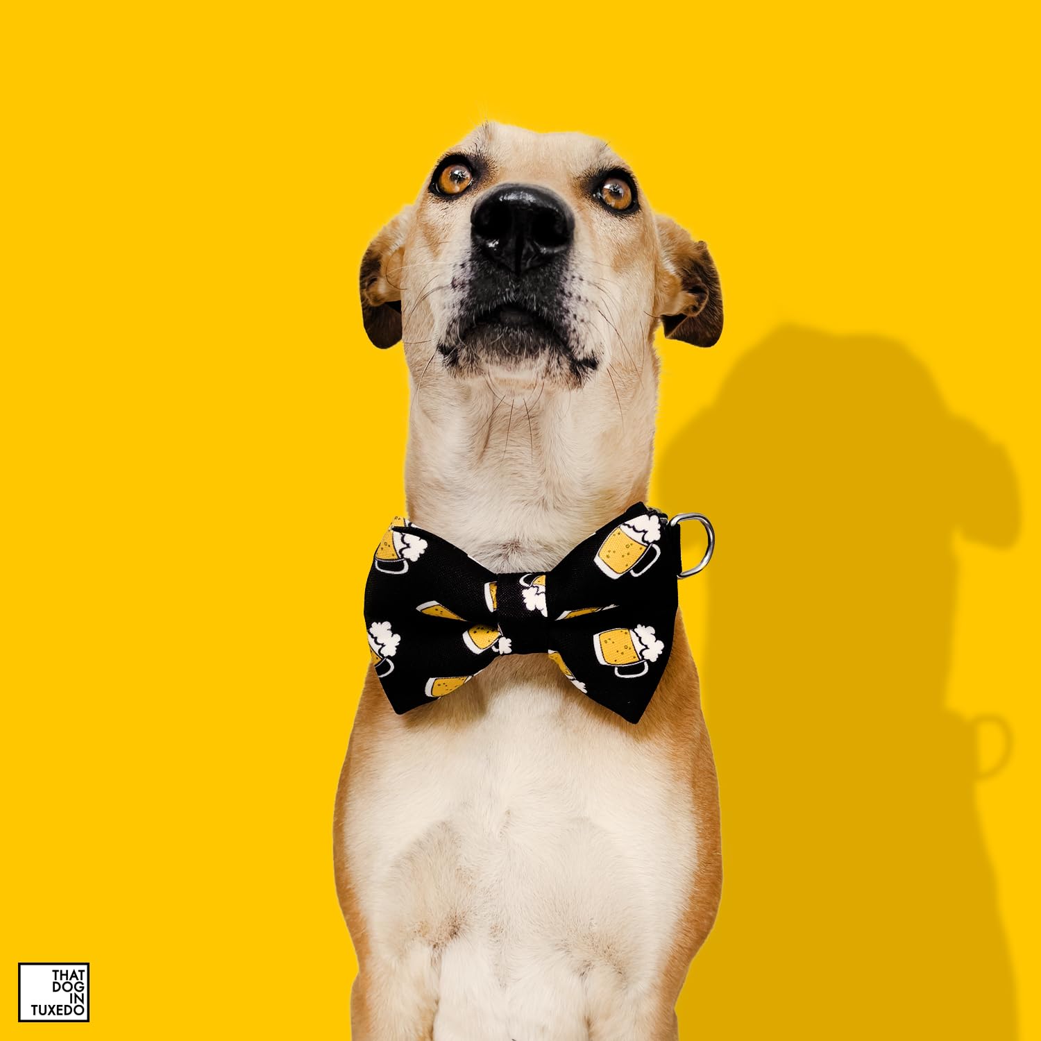 Superman Dog Bow Tie with Adjustable Collar - Red Tuxedo Style Pet Accessory for Small to Medium Dogs - Perfect for Halloween, Cosplay & Special Occasions