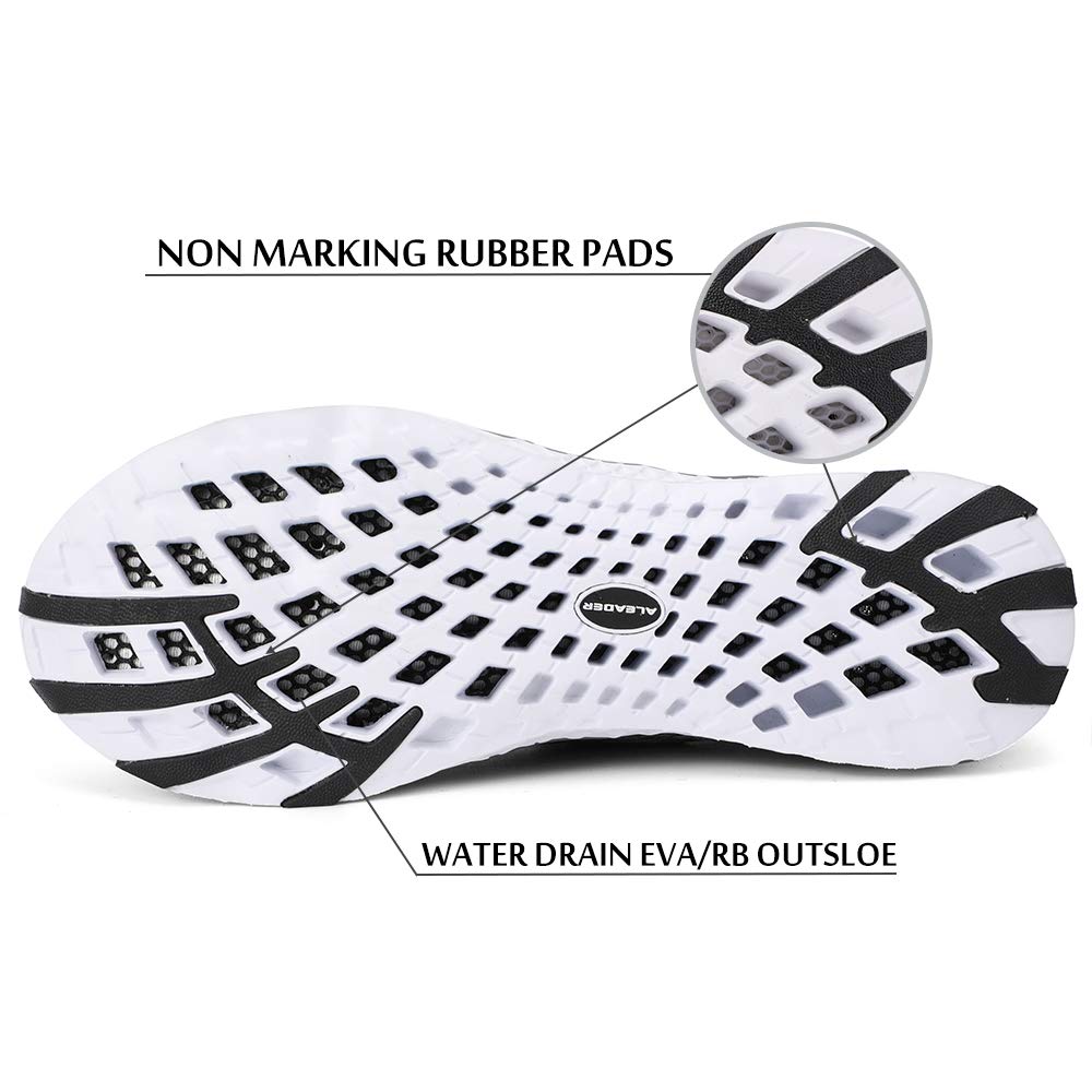 Aleader Women's Quick-Dry Mesh Slip-On Water Shoes for Beach, Pool, Yoga & Travel - Lightweight Aqua Shoes for Walking & Water Sports